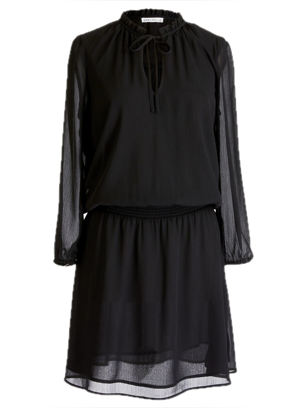 J Crew Smocked Tie Front Dress Size Small
